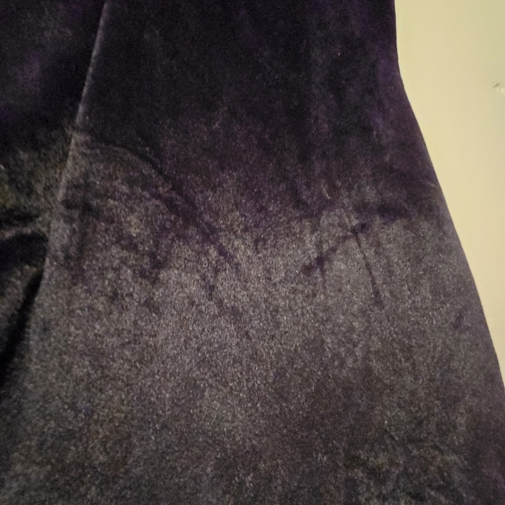 Lola & The Boys NWT Velvet Bow Princess Dress Girls Sz 14 Navy Beaded Lined NEW - Picture 11 of 11
